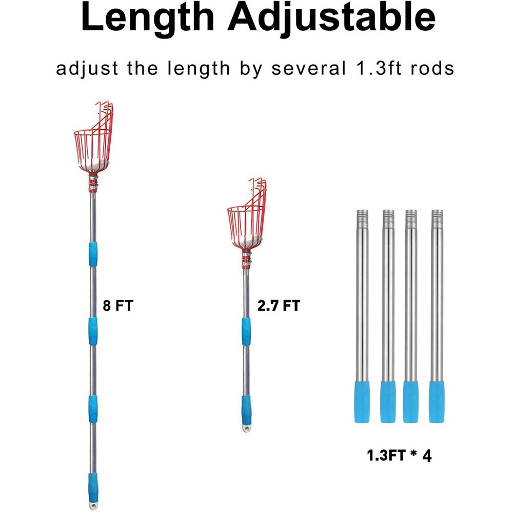 Recolector de Frutas de 260 cm - Gardening Tools Organizer reseña y precio